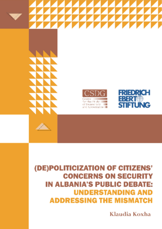 (De)politicization of citizens' concerns on security in Albania's public debate